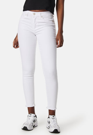 Onlbluch Mid RW Ank DNM Jeans