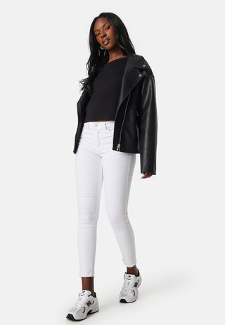 Onlbluch Mid RW Ank DNM Jeans
