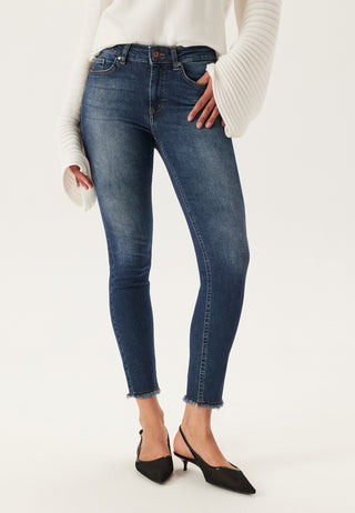 Onlblush Mid Skinny Ankel Rå Denim Jeans