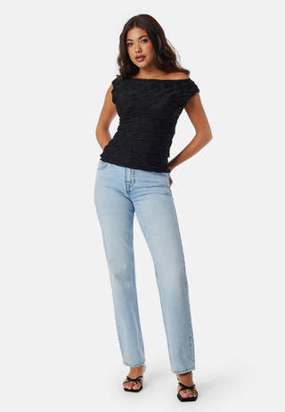 Onlbree low straight rhinest denim jeans