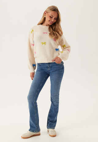 Onlbrunhilda Life Ls Bow O-nec