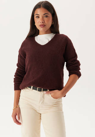 Onlcamilla V-neck L/S PULLOVER