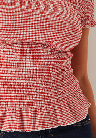 Onlcelle Life Cap Smock Boatneck Top