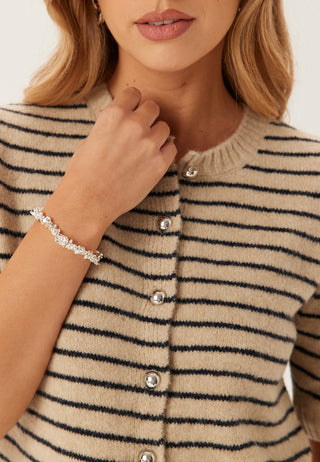 Onlchester Life Kortermet Stripet Cardigan