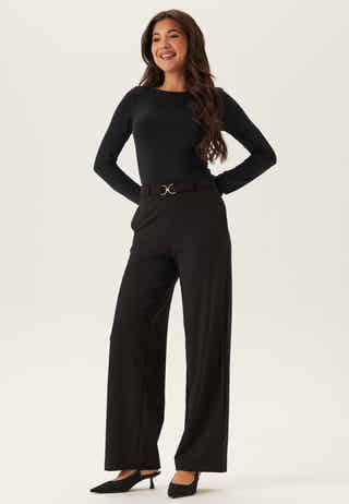 Onlgala Life Hw Belt Wide Pant