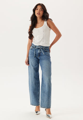 Onlgianna Mw Straight Dnm Jeans