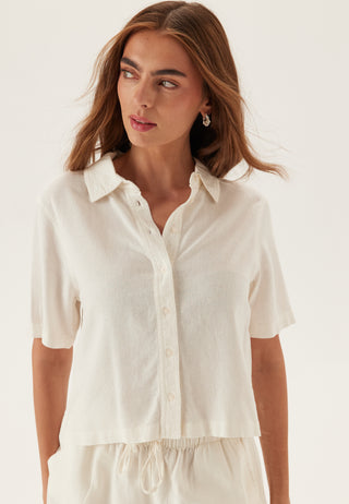 Onlgoa S/S LINEN BL SHIRT