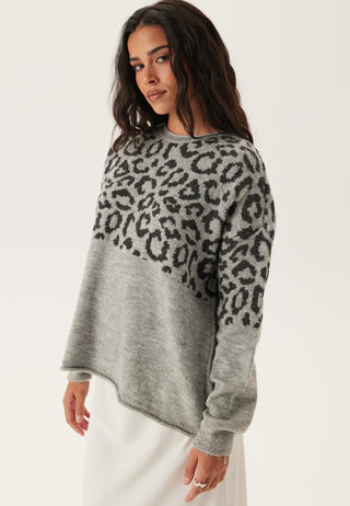 Onljade Animal Long Sleeve O-neck Knit