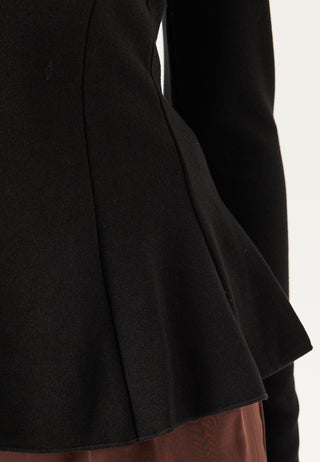 Onlkenya langermet peplum-topp