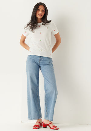 Onlketty Life S/S O-NECK TOP