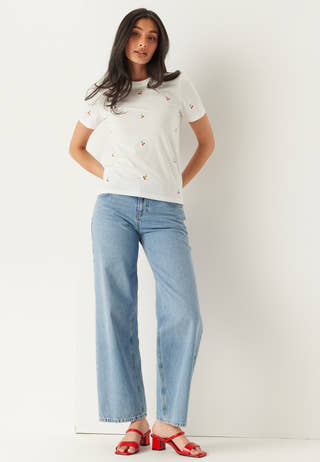 Onlketty Life S/S O-NECK TOP