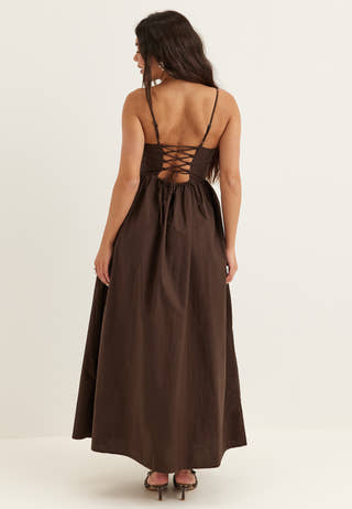 Onllikara Strap Waist Long Dress