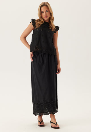 Onllou Life Emb Long Skirt