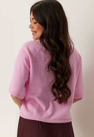Onlloyal 2/4 O-Neck Strikket Topp