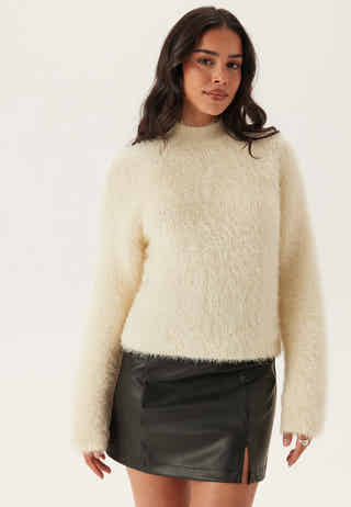 Onllulu Ls Rib Highneck Cc Knt