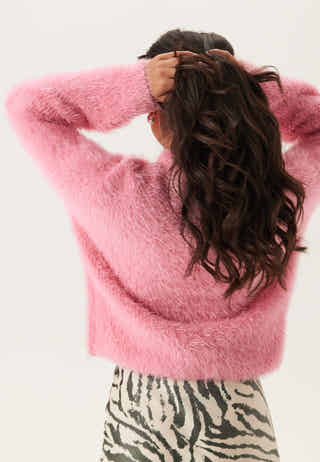 Onllulu Ls Rib Highneck Cc Knt