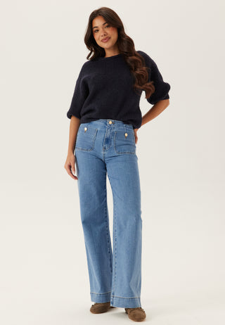 Onlmadeline High Waist Wide Leg Pocket Jeans