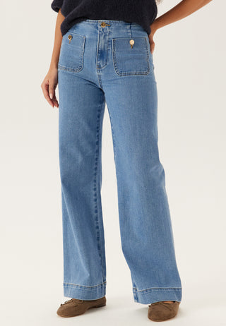 Onlmadeline High Waist Wide Leg Pocket Jeans