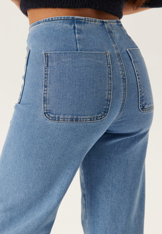 Onlmadeline High Waist Wide Leg Pocket Jeans