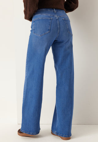 Onlmadison Blush High Waist Wide Leg Jeans