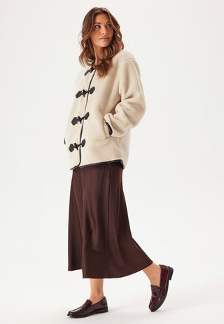 Onlmali Faux Fur Duffle Coat