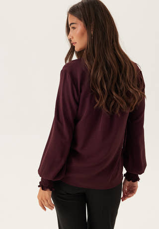 Onlmette V-Neck Smock Top