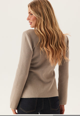 Onlmyera Life Langermet Cardigan med Én Knappe