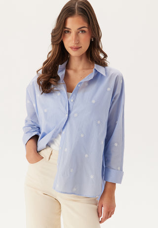 Onlnew Lina Grace Long Sleeve Embroidered Shirt