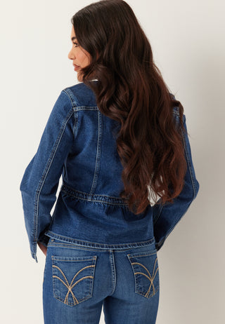 Onlremi Langermet Peplum Denimjakke