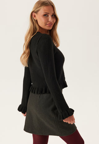 Onlrima Life Langermet Cardigan med Volangknapper