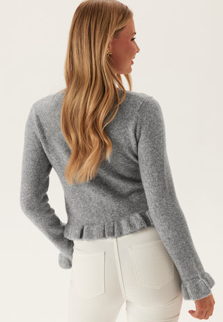 Onlrima Life Langermet Cardigan med Volangknapper