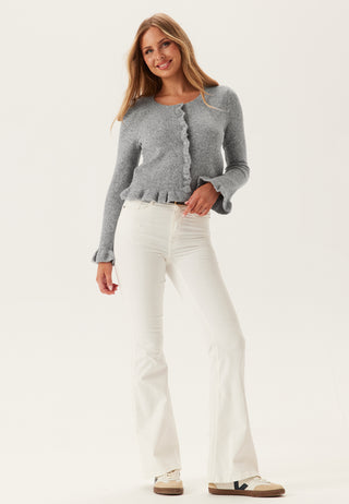 Onlrima Life Langermet Cardigan med Volangknapper