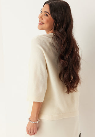 Onlsimoni 3/4 Pullover Strikkegenser