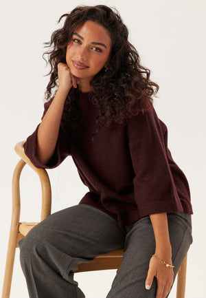 Onlsimoni 3/4 Pullover Strikkegenser