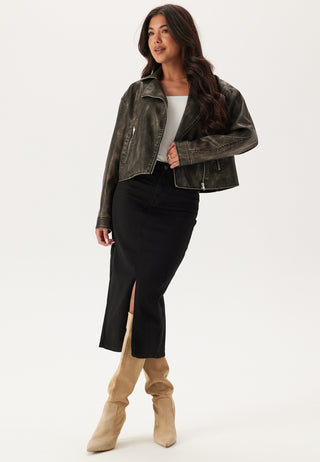 Onlsiri Front Slit Skirt Dnm