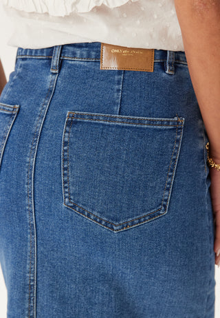 Onlsiri Front Slit Dnm Skjørt