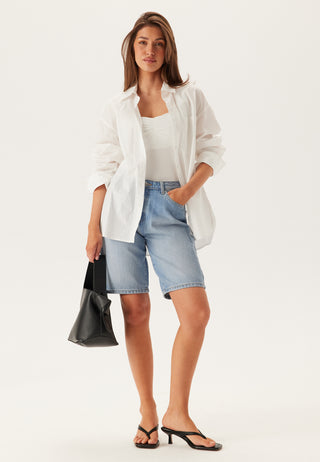 Onlsonny Hw Wide Denim Shorts