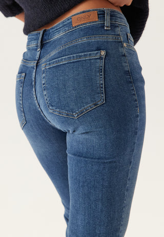 Onlsui Mid Slim Fold Up Jeans