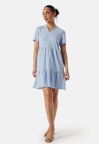 Onltiri-Caro V-Neck Lin Kjole