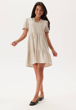 Onltiri-Caro V-Nec Lin Dress
