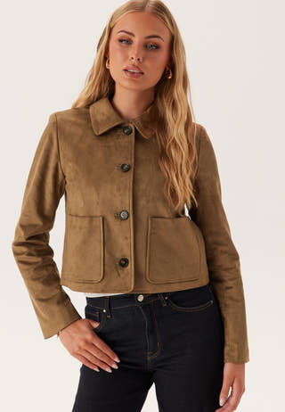 Onltulip Life Faux Suede Jacke