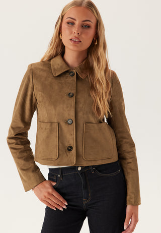 Onltulip Life Faux Suede Jakke