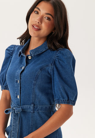 Onlvibbe Kortermet Belte Denim Kjole
