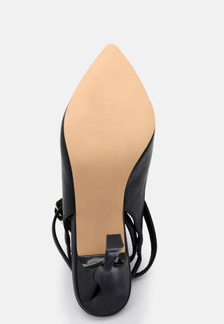 Paris PU Strap Pump