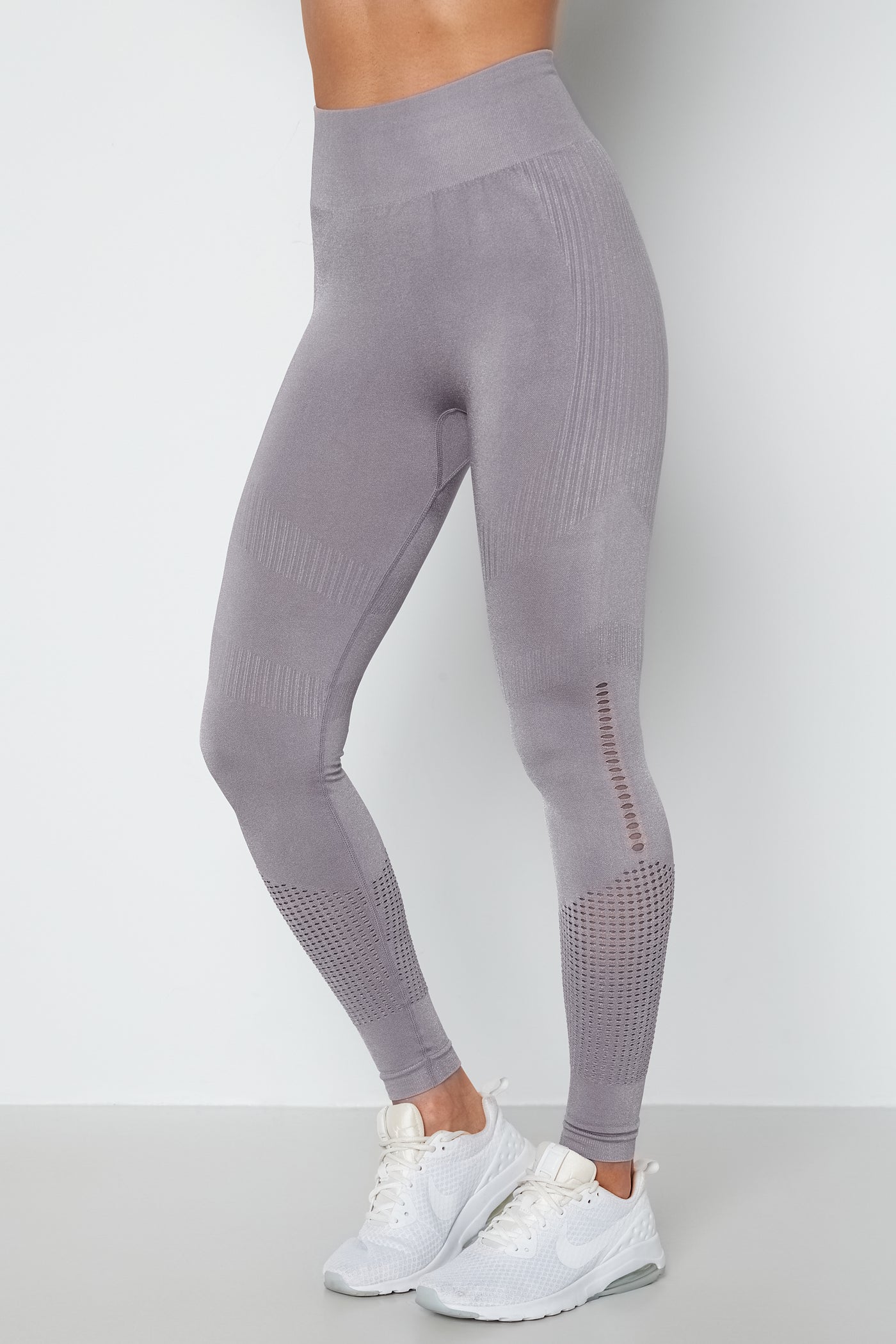 Bubbleroom – Saba HW Cir Tights – Basic leggings – Grey