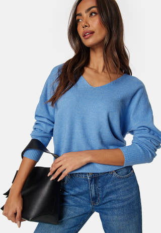 Onlrica Life L/S V-Neck Pullover Knit