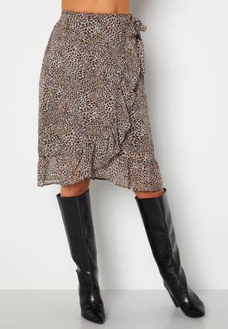Star Fake Wrap Skirt
