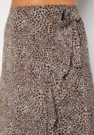 Star Fake Wrap Skirt