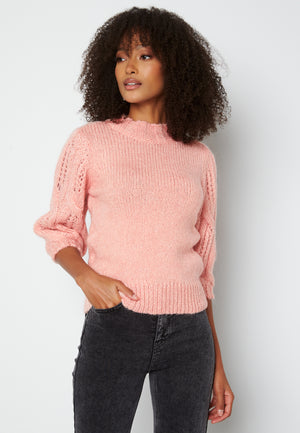 Sussie Wool 3/4 Highneck Pullover