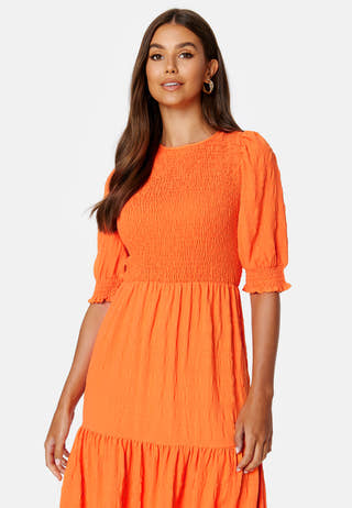 Thalia 2/4 Smock Calf Dress